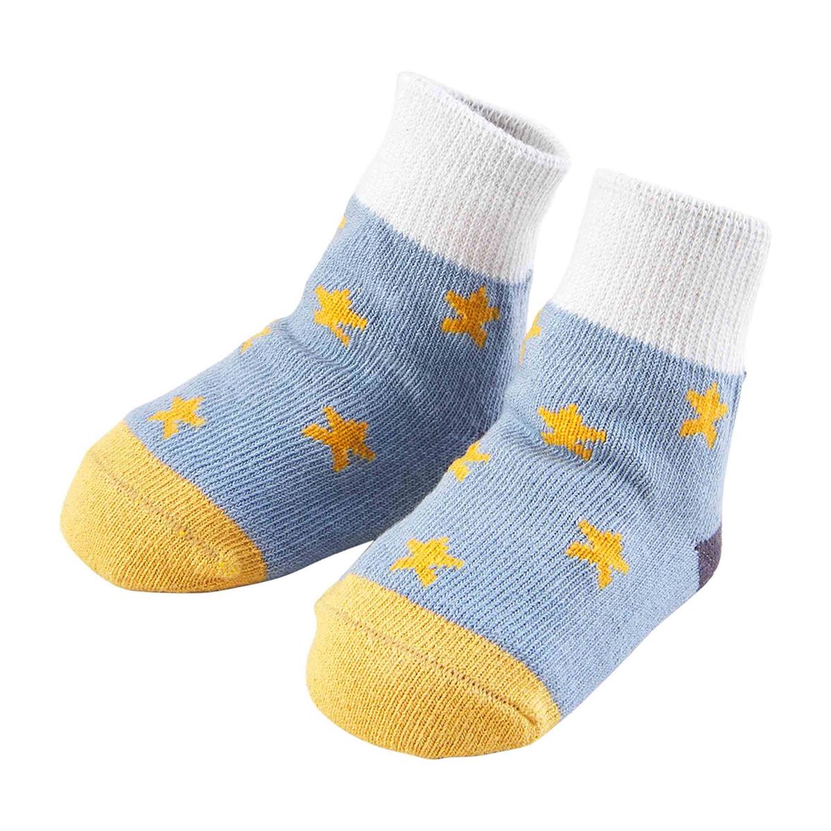 Baby Color-Block Star Socks