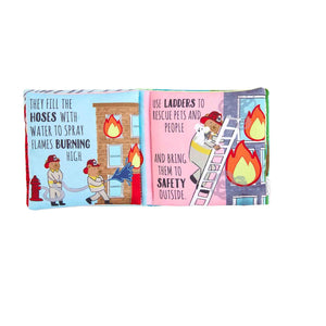 The Fire Engine Plush Book W/ Toy