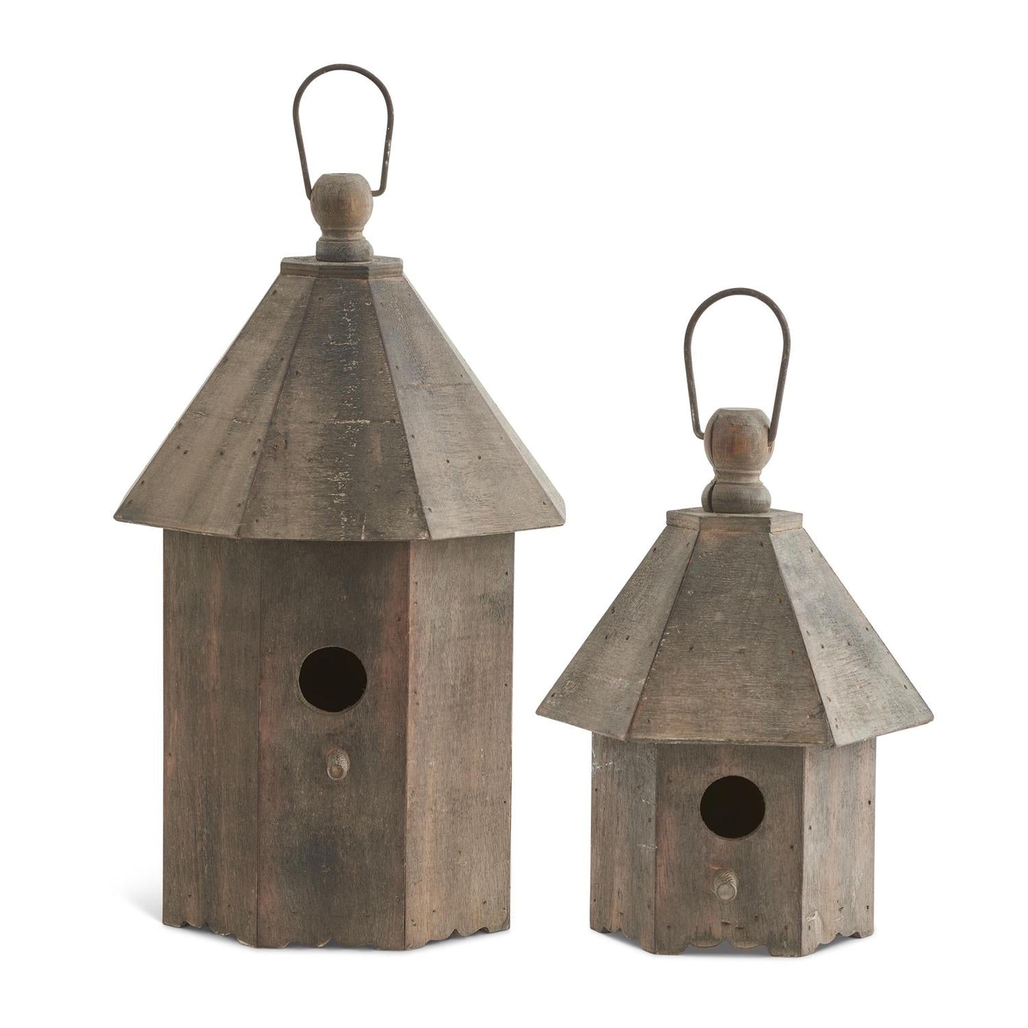 Hanging Wood Birdhouse- Small