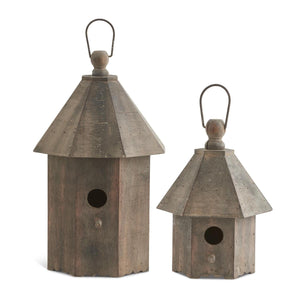 Hanging Wood Birdhouse- Small
