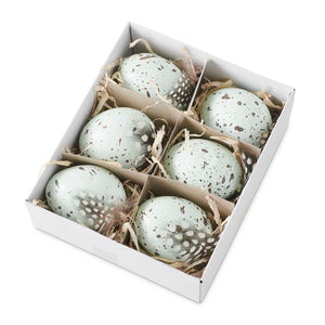 Box of 6 Speckled Blue Eggs