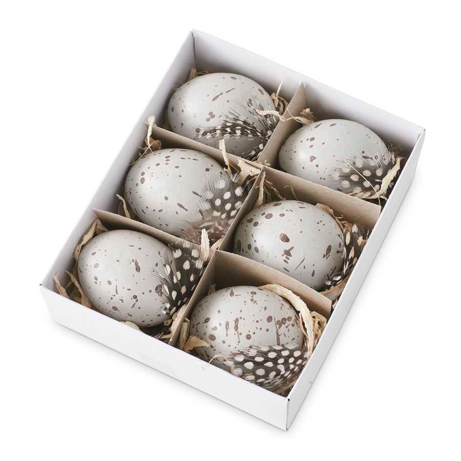Box of Speckled Grey Eggs
