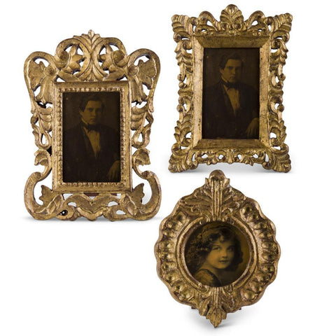 Antique Gold Ornate Picture Frames - Large
