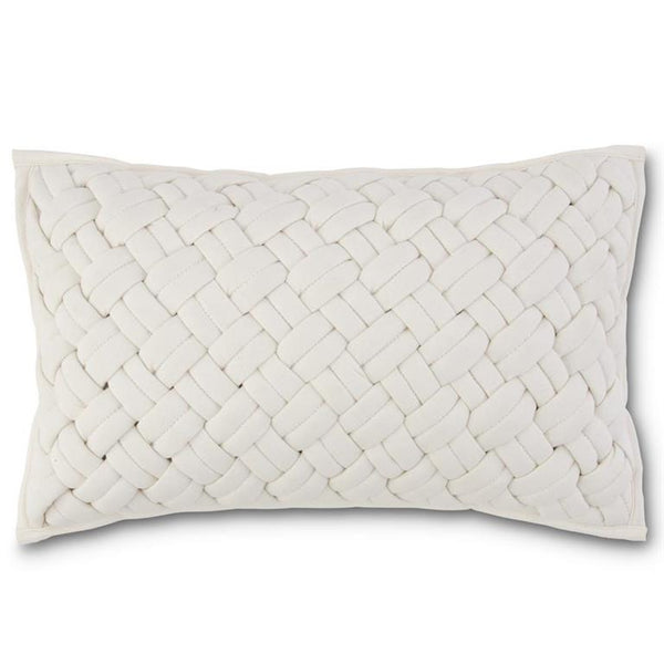 CHUNKY WOVEN PILLOW-3 COLORS