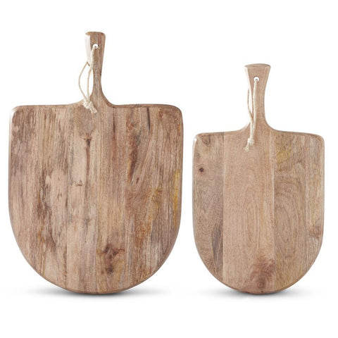 Mango Wood Rounded Cutting Board- Small