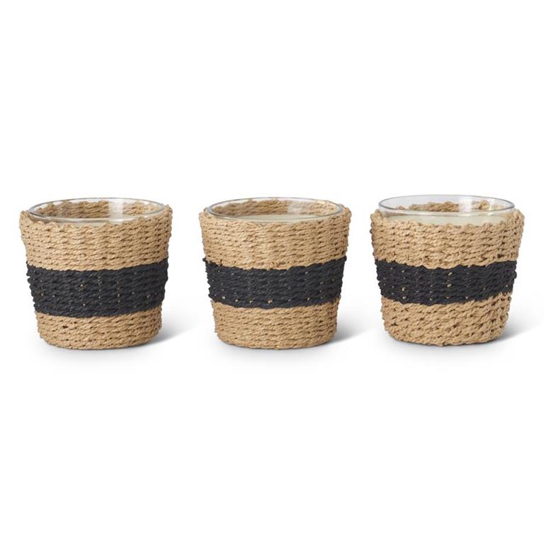 Soy Candles W/Natural Wicker Sleeve