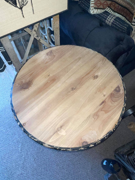 Round Pedestal side table - Pick up only