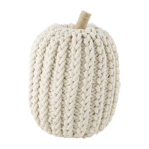 Large Knit Fabric Pumpkin