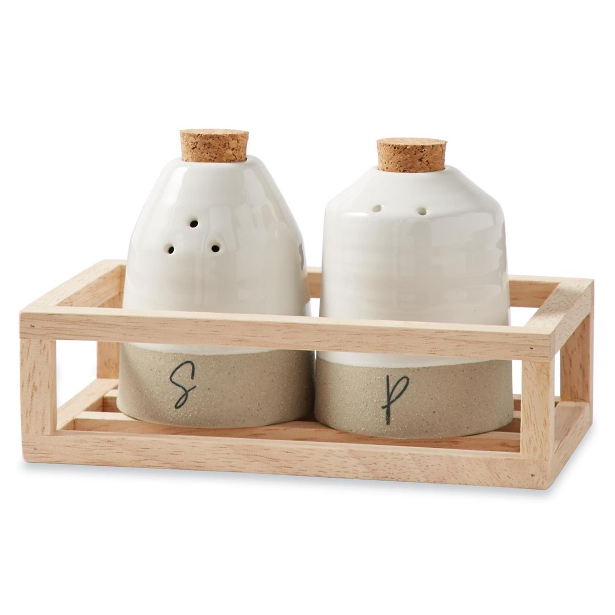 Mud Pie Salt and Pepper Shaker Caddy