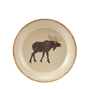 Rustic Retreat Salad Plate- Moose