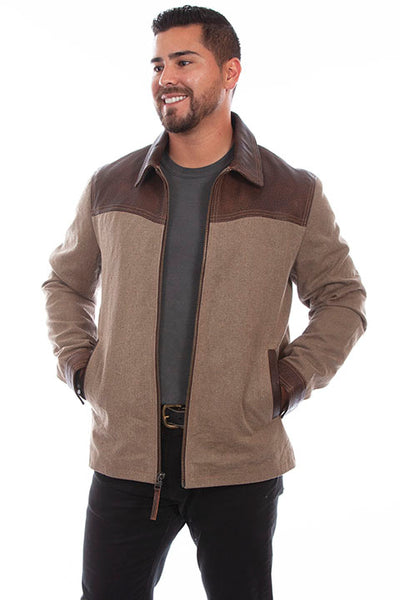 Scully men's leather outlet jacket