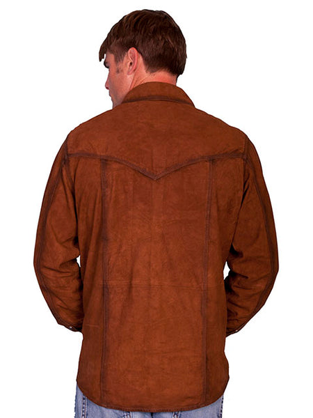 Scully Men's Western Suede Shirt!!- DROP SHIP