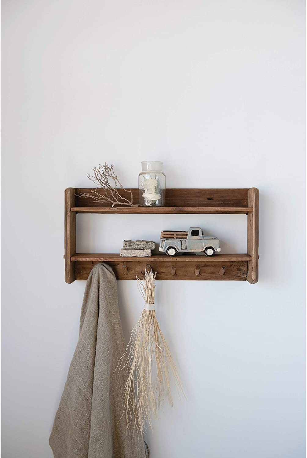 Natural Reclaimed Wood 2 Shelves Wall Shelf! PICK UP ONLY!