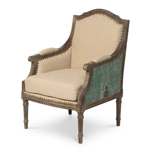 Simone Upholstered Arm Chair - PICK UP ONLY