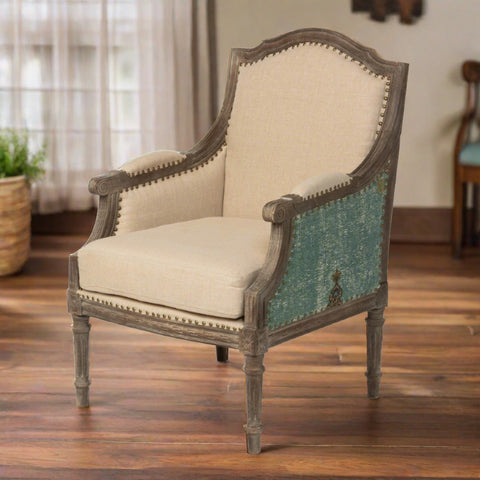 Simone Upholstered Arm Chair - PICK UP ONLY