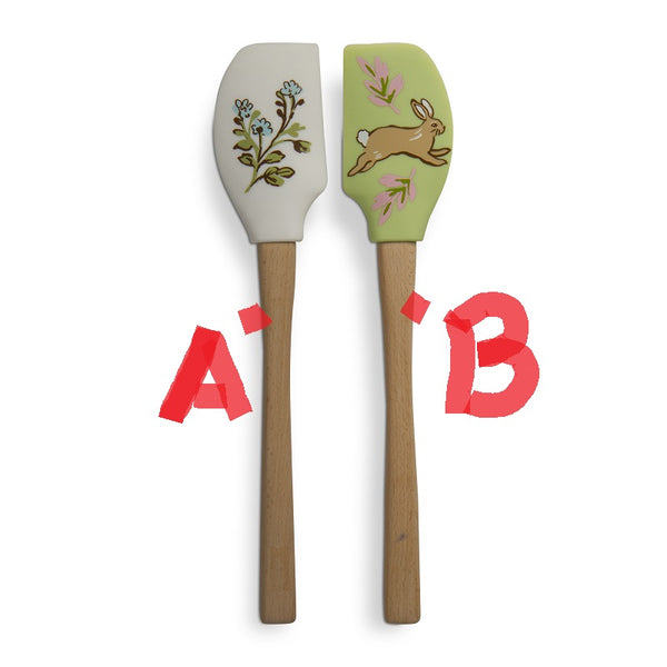 Hippity Hoppity Silicone Spatulas! Two Color Options!
