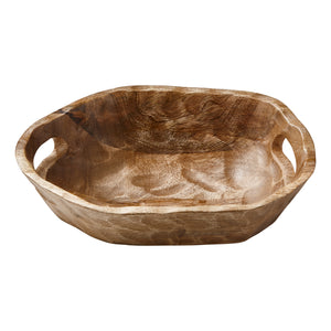 Tag Organic Oval Open Handle Bowl