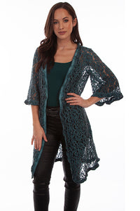 Scully Floral Lace Cardigan!!- DROP SHIP