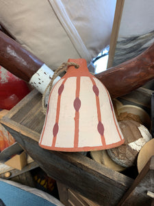 Hand Painted Terra-cotta Bell
