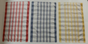 Cotton Check Tea Towels- Set of 3