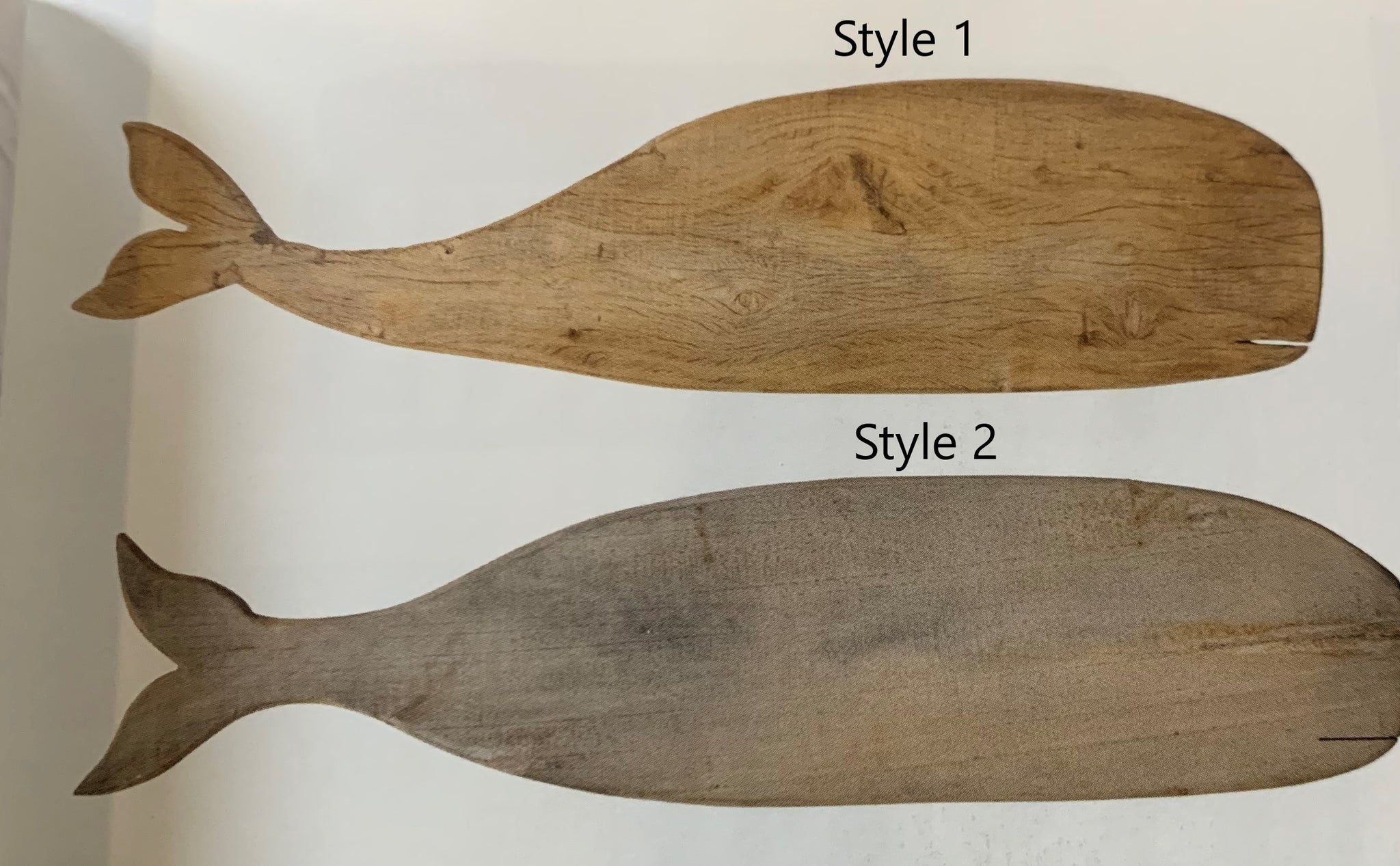 Reclaimed Wood Whale Wall Hanging- 2 Styles, PICKUP ONLY