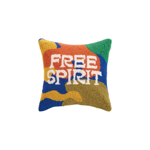Free Spirit Hooked Pillow