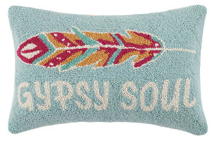 Gypsy Soul Hooked Pillow