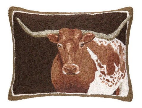 Longhorn Hook Pillow