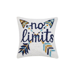 No Limits Hooked Pillow