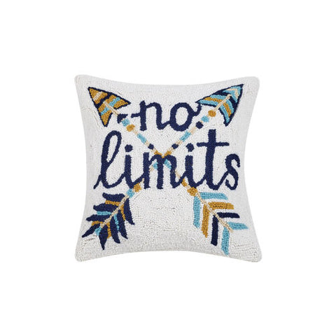 No Limits Hooked Pillow