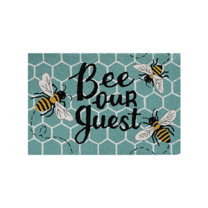 Bee Our Guest Hooked Rug