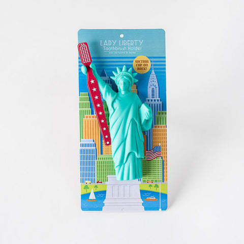 Statue of Liberty Toothbrush Holder w/ Suction Cup