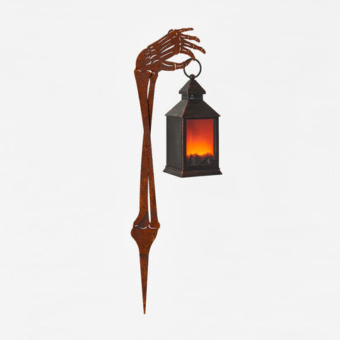 Skeleton Arm Fire Light Lantern