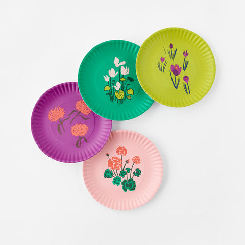 Les Fleurs "Paper" Plate (4 Styles)