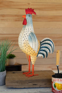 Painted Iron Rooster