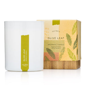 Thymes Olive Leaf Candle