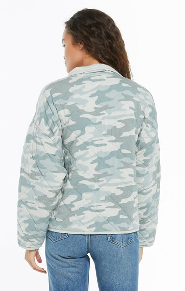 Z Supply Maya Camo Quilted Jacket