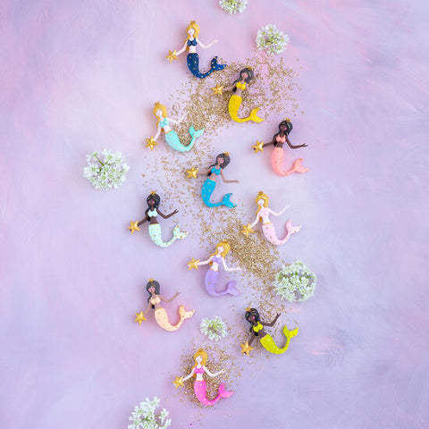 Glitterville Colorful Mermaid Ornament 12 Style Options