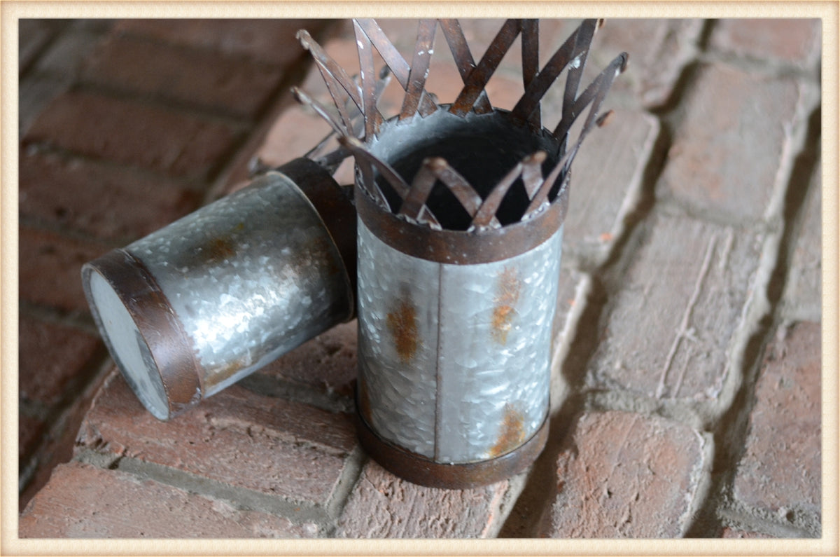 Crown Containers Crown Containers Set Of 2 – Montana Rustic Accents