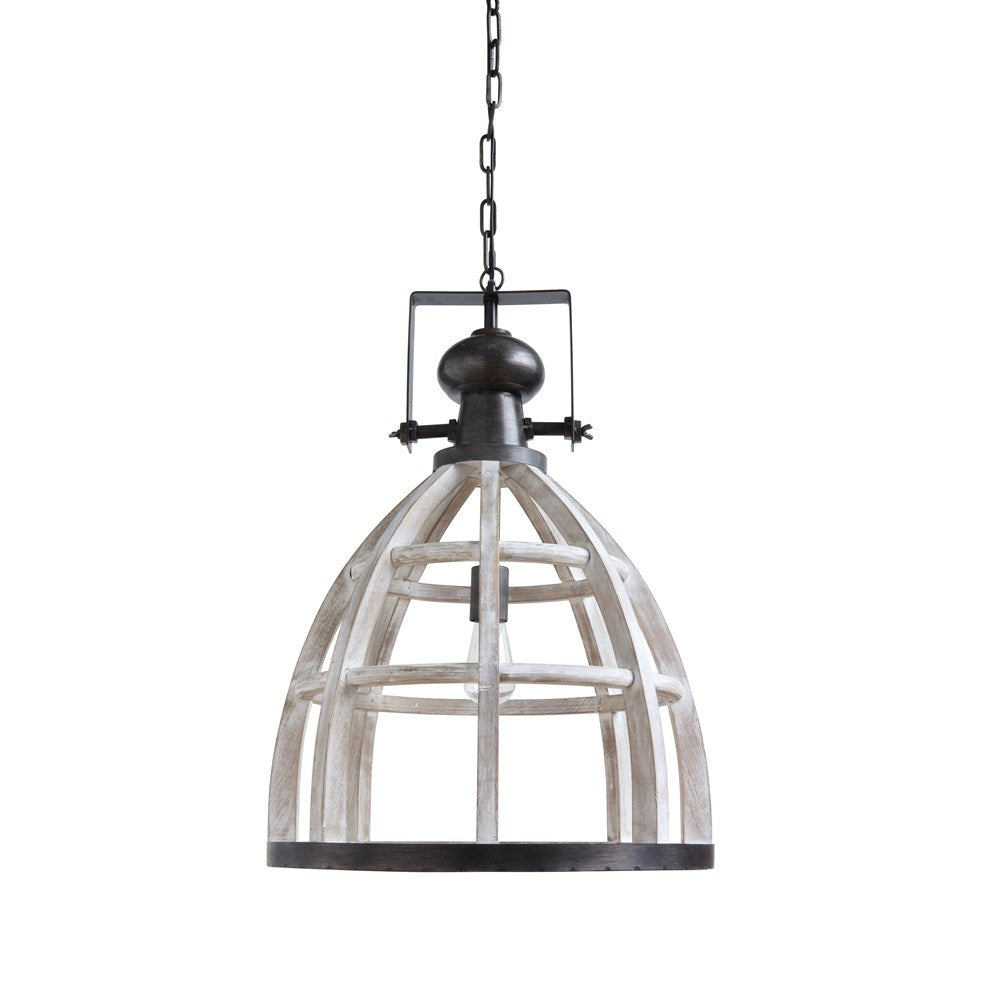 Wood & Metal Pendant Light - PICK UP ONLY