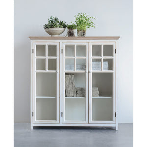 Wood Cabinet with shelves - PICK UP ONLY