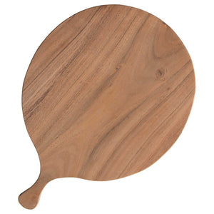 Large Acacia Wood Cheese/Cutting Board w/ Handle