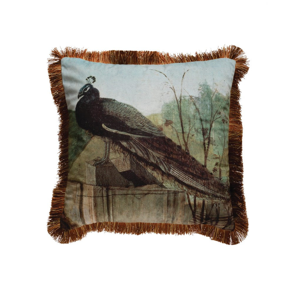 Peacock Pillow