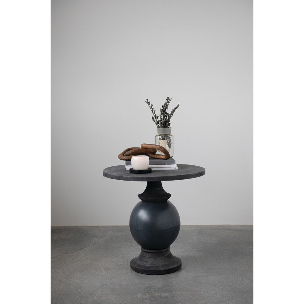 Black Mango Wood & Metal Table! Pick Up Only!
