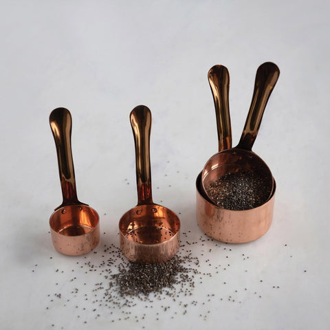 Complete Set of Measuring Cups and Measuring Spoons: US & Metric Conve –  The Rusted Garden
