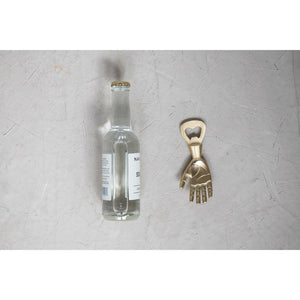 5"L Brass Hand Bottle Opener
