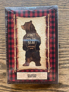 Columbus, Montana: "Don't Poke the Bear" Matching Card Game!!!