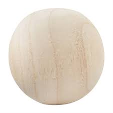 Wood Ball Decor; 3 styles