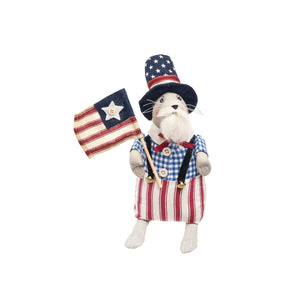 Joe Spencer Lincoln Patriotic Mouse Doll