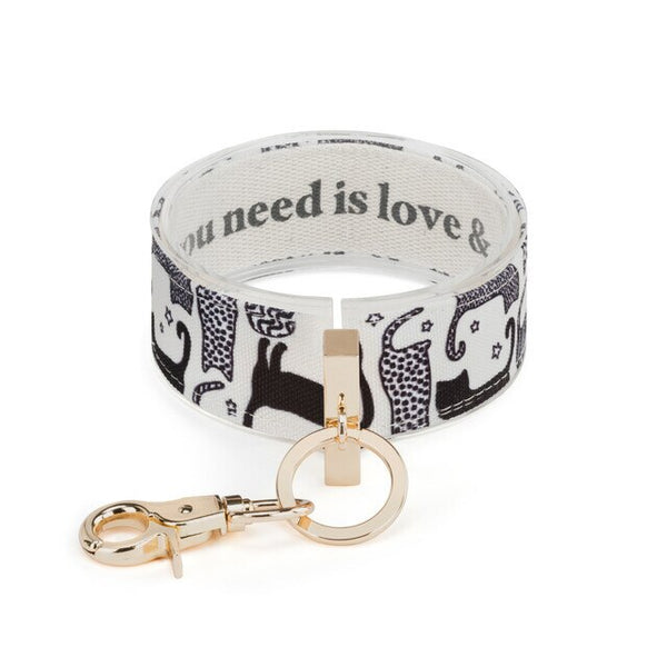 Wrist Strap - All You Need is Love & a Cat